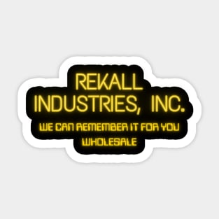 Rekall Industries Small Sticker